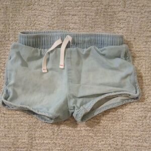 Light Blue Casual Shorts